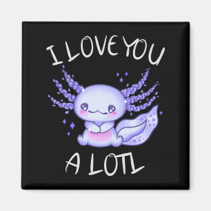 Ich Liebe Ihnen eine Lotto Axolotl in Liebe Imitat Magnet
