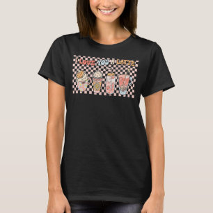 Ich Liebe Ihnen einen letzten Retro-Schachbrett-Va T-Shirt