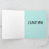 ICH LIEBE IHNEN JEDERZEIT ROMANTISCHE KARTEN (Innenseite)