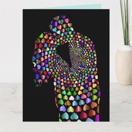 ICH LIEBE IHNEN JEDERZEIT ROMANTISCHE KARTEN (Vorderseite)