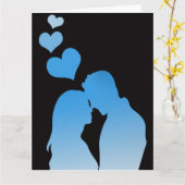 ICH LIEBE IHNEN ROMANTISCHE KARTEN (Gelbe Blume)