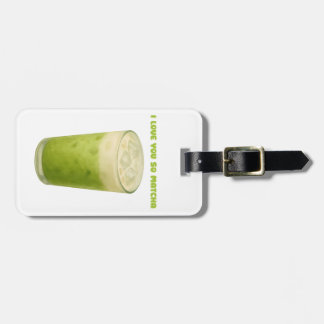 ICH LIEBE IHNEN SO MATCHA, MATCHA GREEN TEA-LIEBE GEPÄCKANHÄNGER