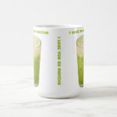 ICH LIEBE IHNEN SO MATCHA, MATCHA GREEN TEA-LIEBE KAFFEETASSE (Mittel)