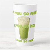 ICH LIEBE IHNEN SO MATCHA, MATCHA GREEN TEA-LIEBE MILCHTASSE (Vorderseite)