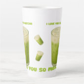 ICH LIEBE IHNEN SO MATCHA, MATCHA GREEN TEA-LIEBE MILCHTASSE (Vorderseite)