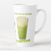 ICH LIEBE IHNEN SO MATCHA, MATCHA GREEN TEA-LIEBE MILCHTASSE (Rechts)