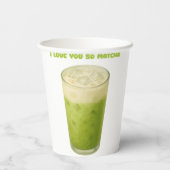 ICH LIEBE IHNEN SO MATCHA, MATCHA GREEN TEA-LIEBE PAPPBECHER (Rückseite)