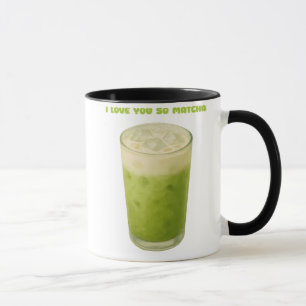 ICH LIEBE IHNEN SO MATCHA, MATCHA GREEN TEA-LIEBE TASSE