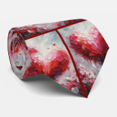 Ich Liebe Ihnen zwei Abstrakte Herzen Malerei Vale Krawatte (Gerollt)