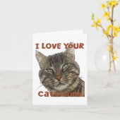 Ich Liebe Ihr Cattitude Puzzangebot Karte (Gelbe Blume)