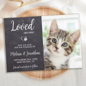 Ich liebe ihr erstes Foto Rustikale Haustier Hochz Save The Date