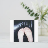 ICH LIEBE IHR FEET POSTKARTE (Stehend Vorderseite)