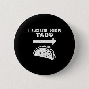 Ich Liebe ihr Taco Matching Couple Cinco De Mayo M Button