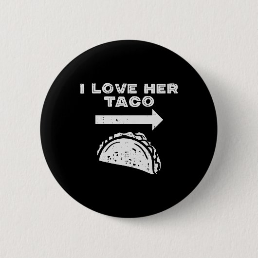 Ich Liebe ihr Taco Matching Couple Cinco De Mayo M Button (Vorderseite)