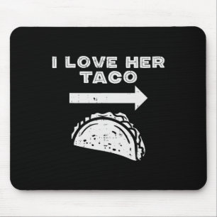 Ich Liebe ihr Taco Matching Couple Cinco De Mayo M Mousepad