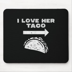 Ich Liebe ihr Taco Matching Couple Cinco De Mayo M Mousepad