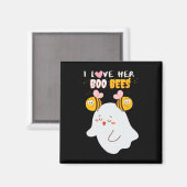Ich Liebe Ihre Boo Bees Funny Halloween Couple Hus Magnet (Vorderseite/Rückseite)