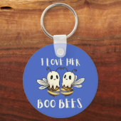 Ich Liebe ihre Boobienen Funny Halloween-Saison Schlüsselanhänger (Vorderseite)