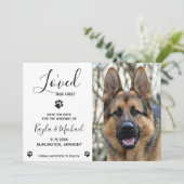 Ich liebe ihre erste - moderne, elegante Hochzeit Save The Date (Stehend Vorderseite)