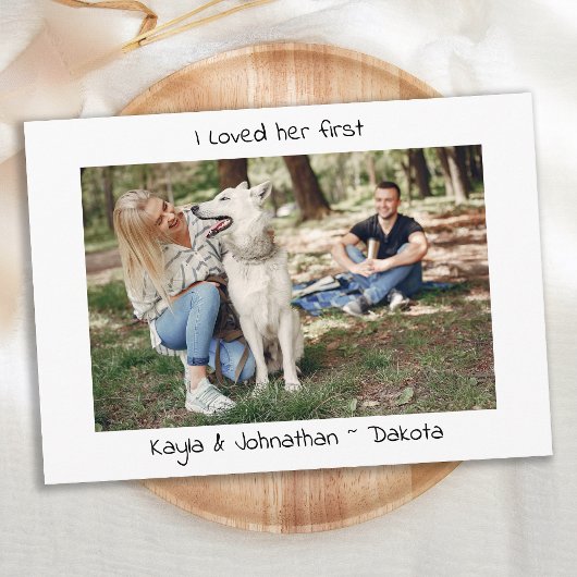 Ich liebe ihre erste - moderne Niedliche Einfache Save The Date