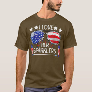 Ich Liebe ihre Fackeln, die zum vierten Juli komme T-Shirt