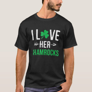 Ich Liebe ihre Kleeblätter glücklichen St. Patrick T-Shirt