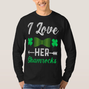 Ich Liebe Ihre Kleeblätter St Patrick's Day Paare T-Shirt
