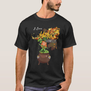 Ich Liebe Ihre Kleeblätter St Patty's Day Spaß Gra T-Shirt