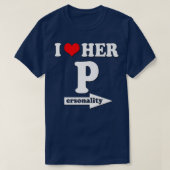 Ich Liebe Ihre Persönlichkeit Funny Valentine Day  T-Shirt (Design vorne)