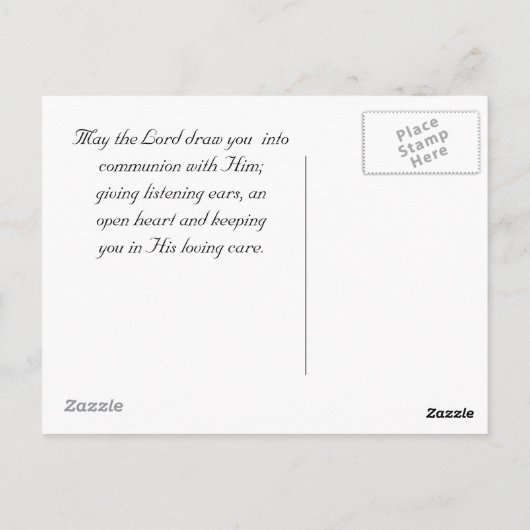 Ich Liebe Ihre Präsenz, Psalm 16:11 Custom Ocean Postkarte (Rückseite)