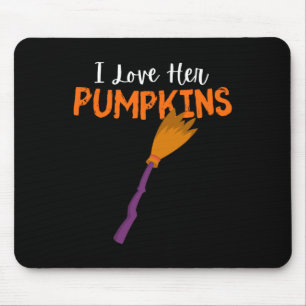 Ich Liebe ihre Pumpkins Paare Übereinstimmung ich Mousepad