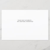 Ich liebe ihren ersten Hund Hochzeit speichern das (Rückseite)