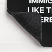 Ich liebe illegale Einwanderung kommt herein Zwill Mousepad (Ecke)