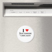 Ich Liebe im Süden Chicagos Magnet (In Situ (Geschirrspüler))
