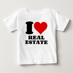 ICH LIEBE IMMOBILIEN BABY T-SHIRT