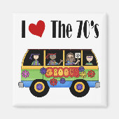 Ich Liebe in den 70er Jahren Magnet (Vorne)