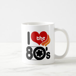 Ich Liebe in den 80er Jahren Kaffeetasse