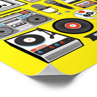 Ich Liebe in den 80er Jahren Poster