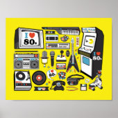 Ich Liebe in den 80er Jahren Poster (Vorne)