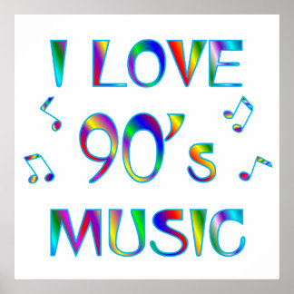 Ich Liebe in den 90er Jahren Poster