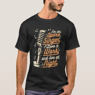 Ich Liebe, in der Nacht zu arbeiten und zu leben V T-Shirt