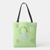 Ich Liebe in Garten Tasche (Rückseite)
