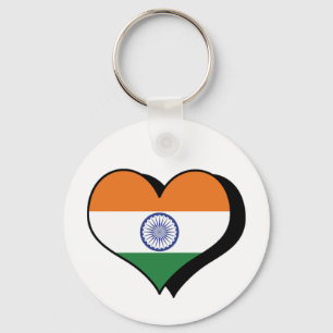 Ich liebe Indien Schlüsselanhänger