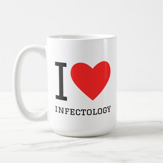 Ich liebe Infektiologie Kaffeetasse (Links)