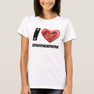 Ich liebe Ingenieurwesen T-Shirt