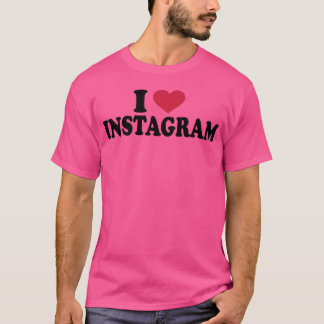 Ich liebe Instagram-Freunde T-Shirt