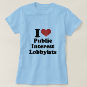 ICH LIEBE INTERESSENVERTRETER DER ÖFFENTLICHKEIT - T-Shirt