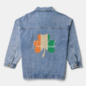 Ich liebe Irisch! Jeansjacke (Rückseite)
