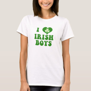 Ich liebe irische Jungen T-Shirt
