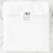 Ich Liebe irish Girls Sticker Schöne. Patrick's (Tasche)